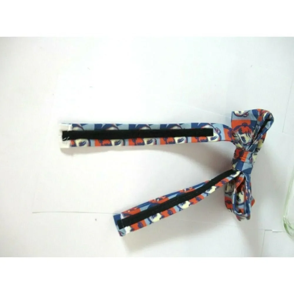 Democrat Barack Obama Bow Tie‎ Campaign Art Deco Hand Made Hook Loop Rare